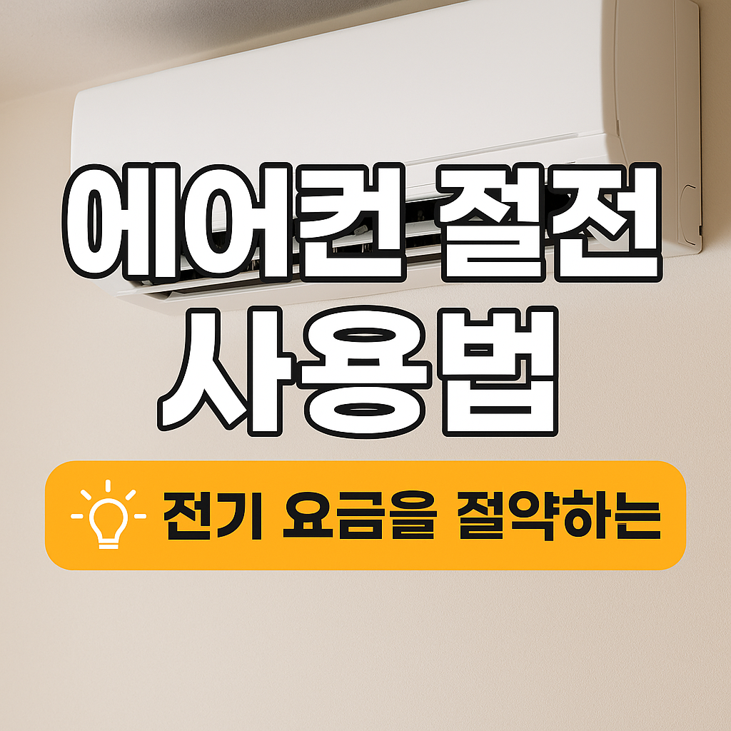 에어컨 전기요금 절약방법